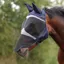 Shires FlyGuard Pro Fine Mesh Fly Mask With Ears and Nose - Navy