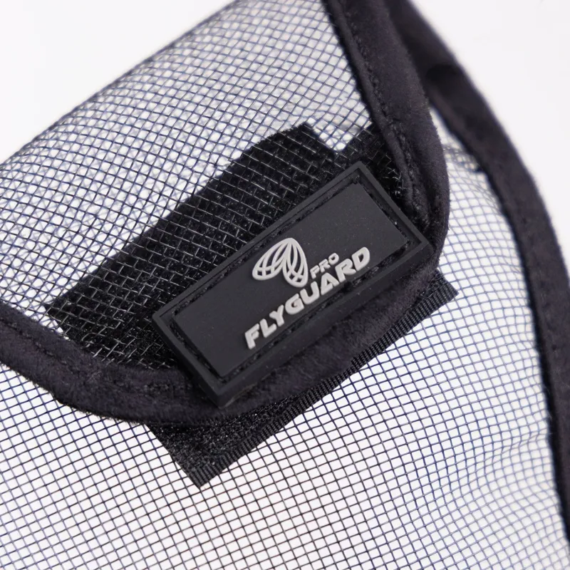 Shires FlyGuard Pro Grackle Bridle Nose Net - Black-2