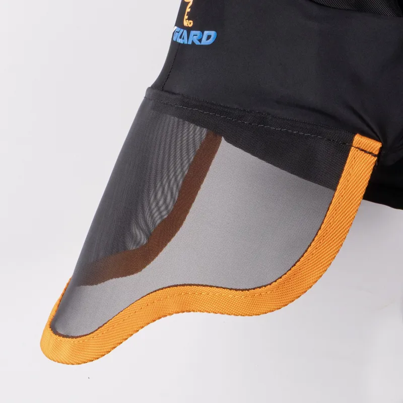 Shires FlyGuard Pro Stretch Fly Mask with Ears and Nose - Jet-6