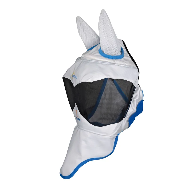 Shires FlyGuard Pro Sun Shade Fly Mask - White-1