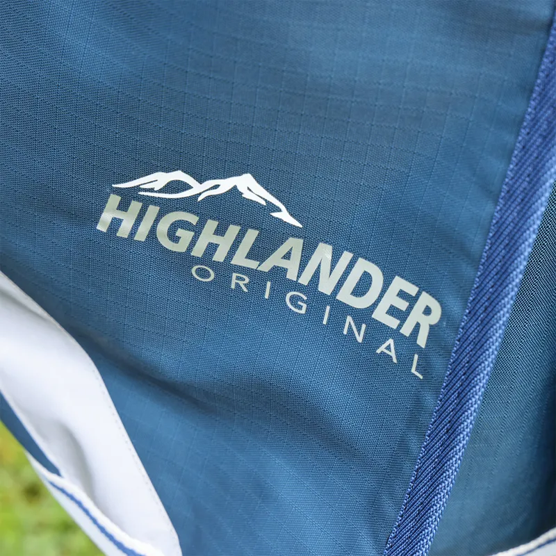Shires Highlander Original 50g Detach-A-Neck Turnout Rug - Ocean-7