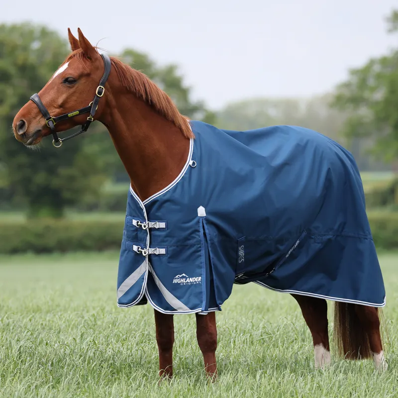 Shires Highlander Original 50g Standard Neck Turnout Rug - Ocean-2