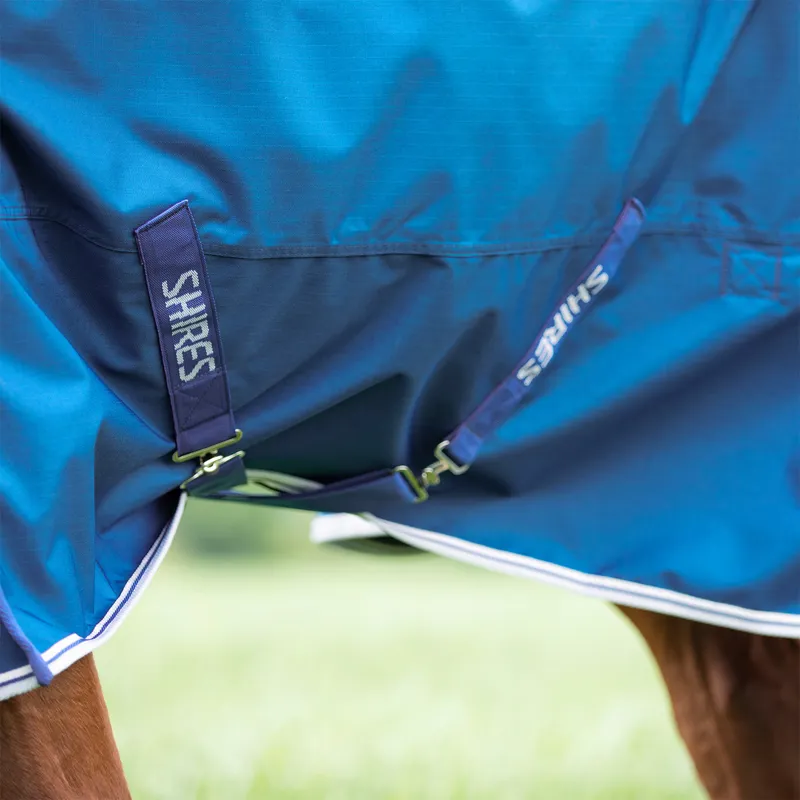 Shires Highlander Original 200g Detach-A-Neck Turnout Rug - Blue-5