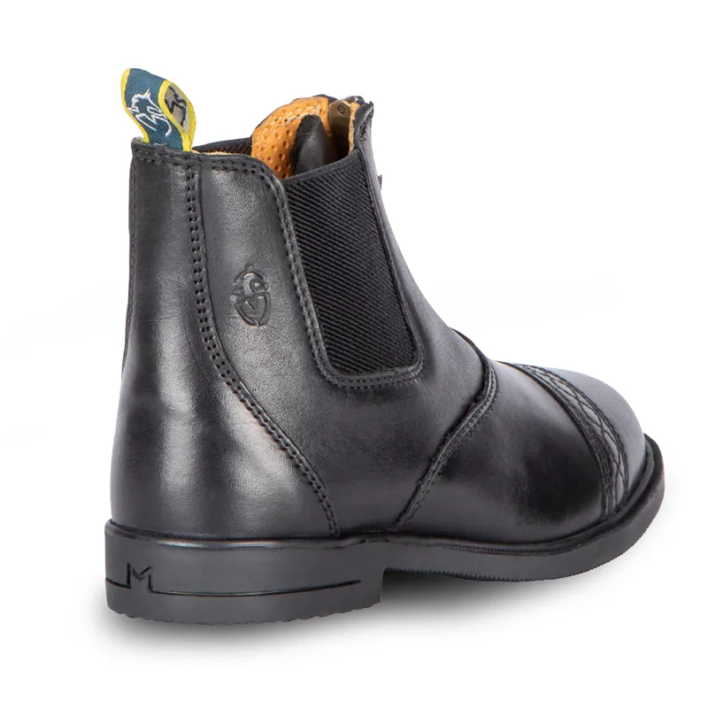 Moretta Materia Junior Paddock Boots - Black-9