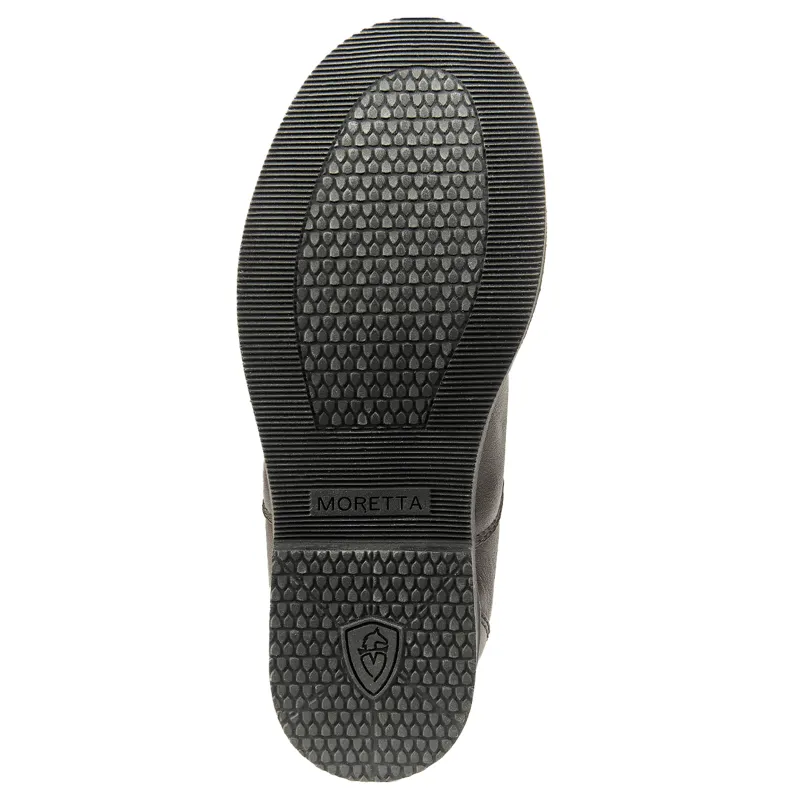 Moretta Materia Junior Paddock Boots - Black-6