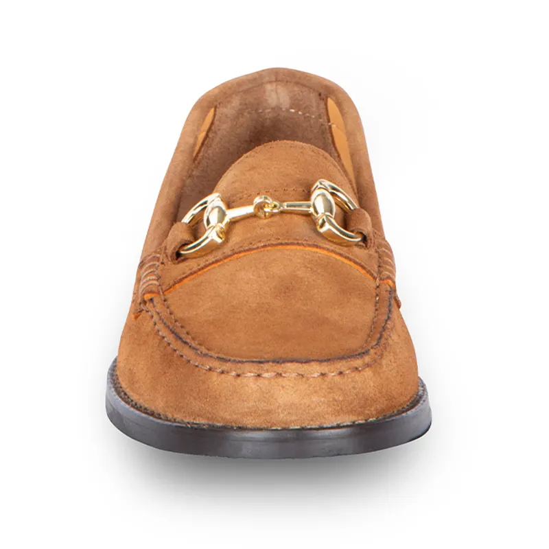 Moretta Rosa Ladies Loafers - Tan-1