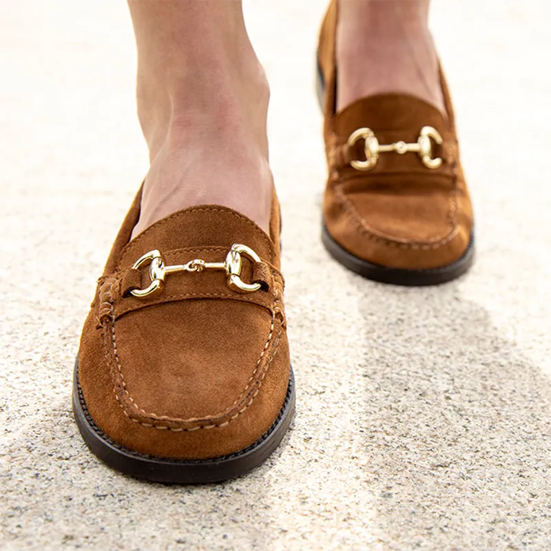 Moretta Rosa Ladies Loafers - Tan-2