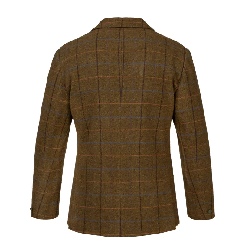Aubrion Saratoga Mens Tweed Show Jacket - Oak Brown Check-1