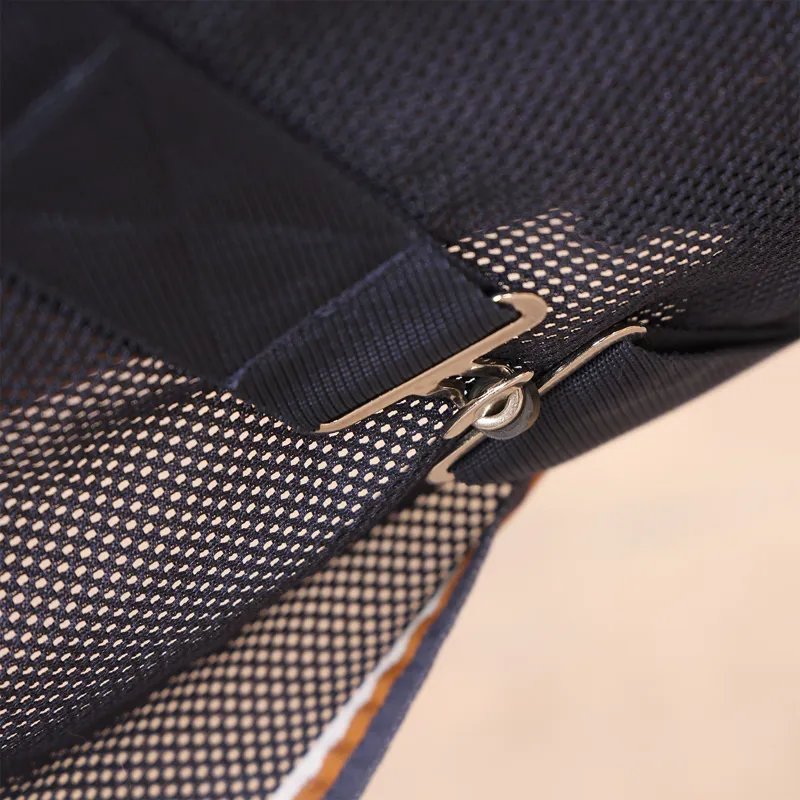 Shires Tempest Original Fleece/Mesh Cooler Rug - Navy-5