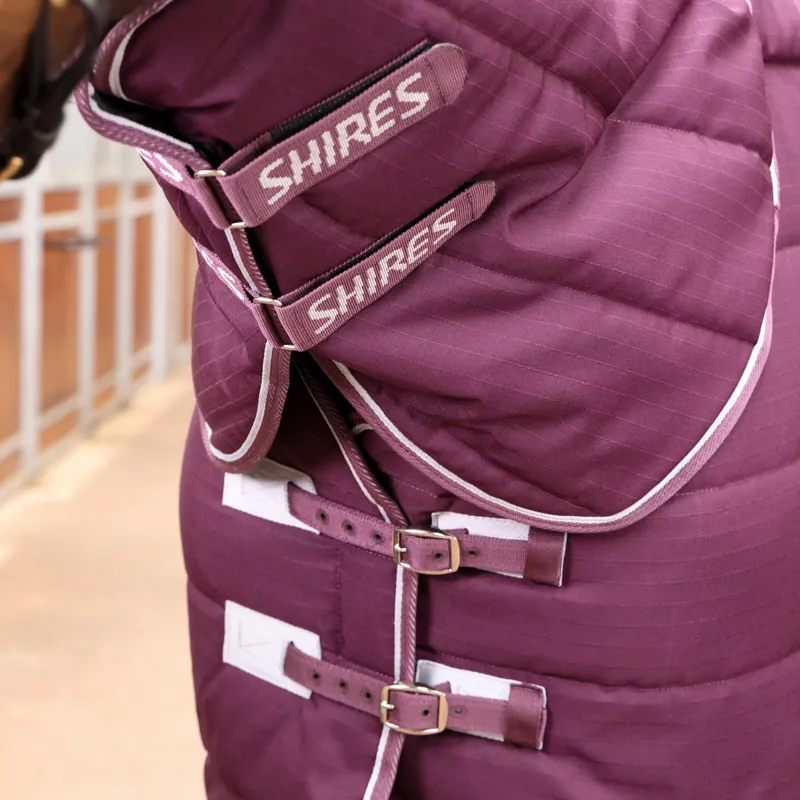Shires Tempest Original 600D 300 Combo Stable Rug - Burgundy-2