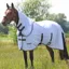 Shires Tempest Original Detachable Neck Fly Rug - White/Grey