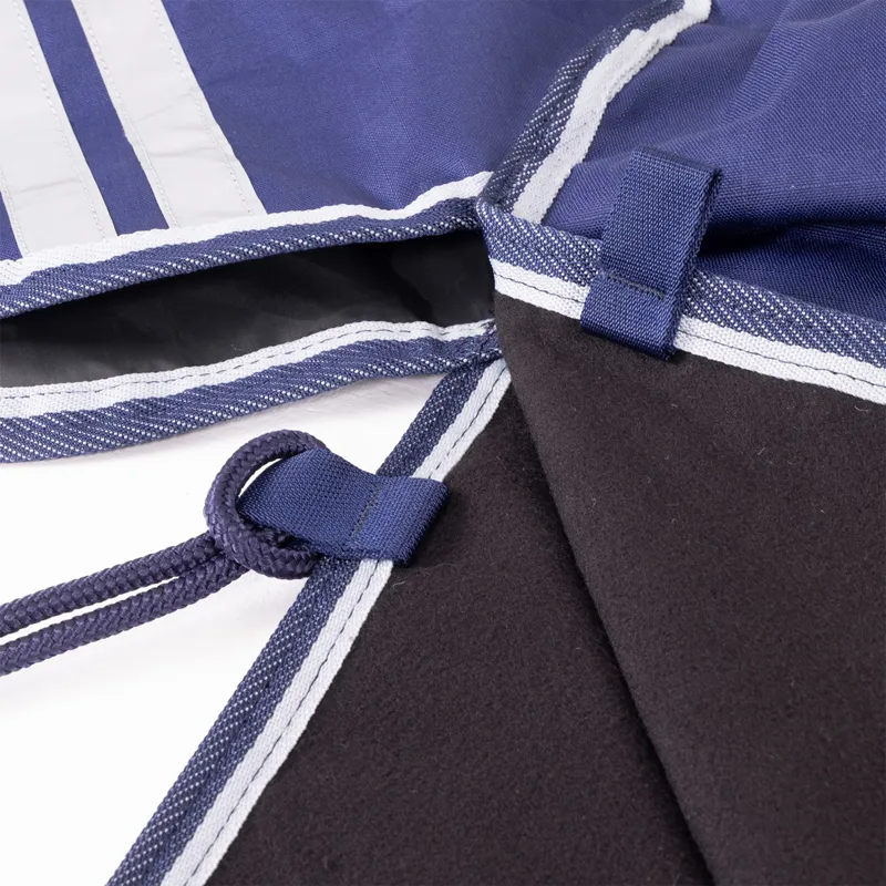 Shires Tempest Original Waterproof Exercise Sheet - Navy-6