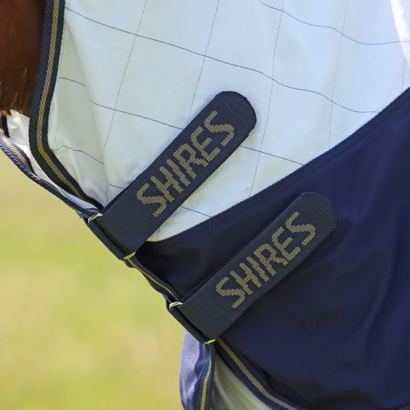 Shires Tempest Original Summer Shield with Mesh Combo Neck Rug - White-5