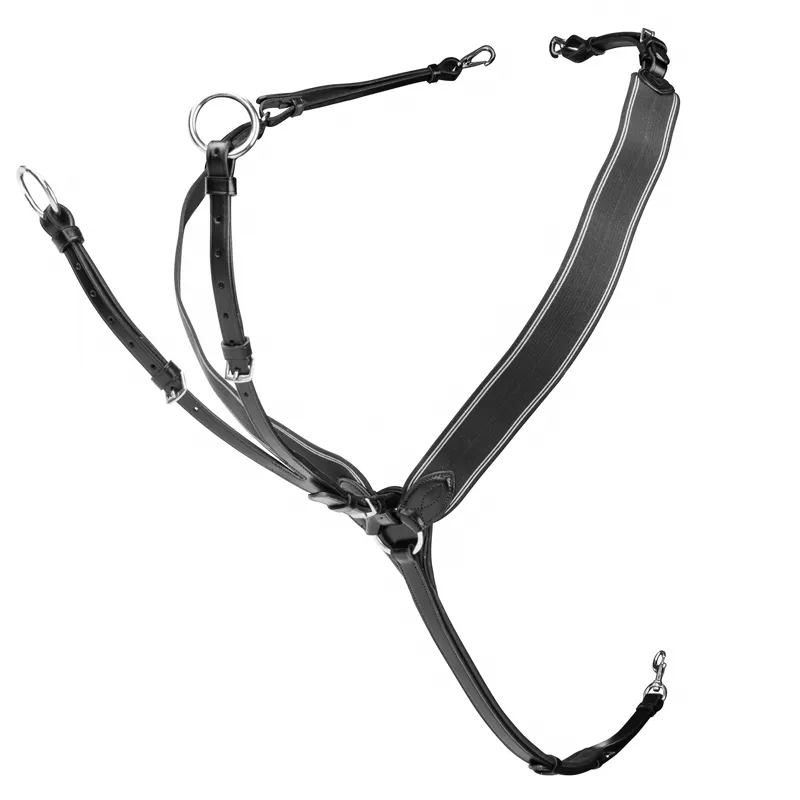 Velociti Lusso Three Point Elastic Breastplate - Black-1