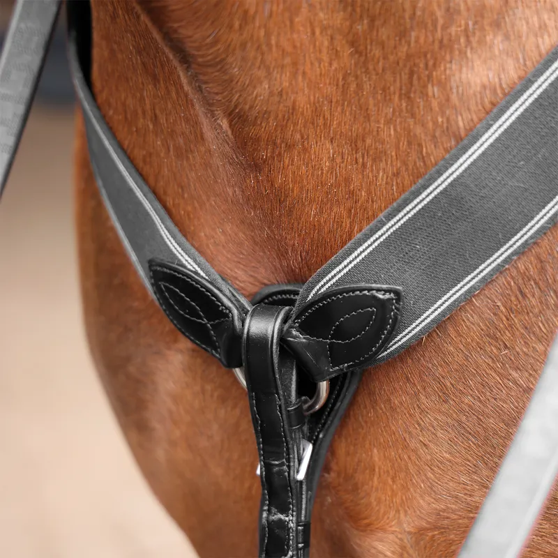 Velociti Lusso Three Point Elastic Breastplate - Black-6