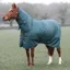 Shires Typhoon 200g Combo Neck Turnout Rug - Green
