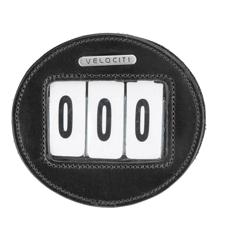 Velociti Bridle Number Holder - Black-3