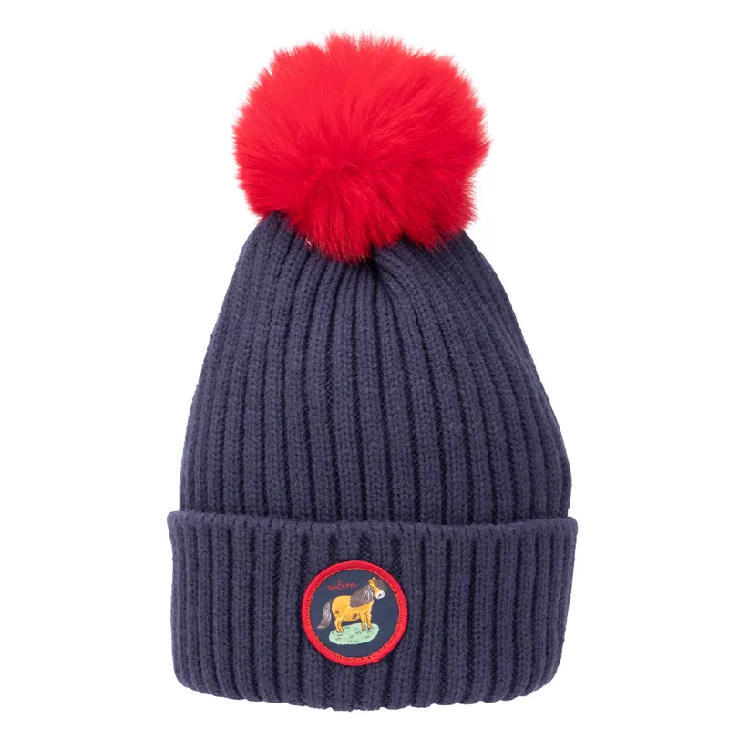 Winnie and Me Junior Bobble Hat - Navy