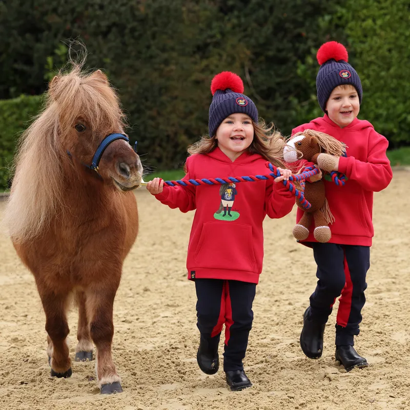 Winnie and Me Junior Bobble Hat - Navy-3