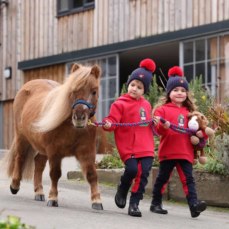Winnie and Me Junior Bobble Hat - Navy-4