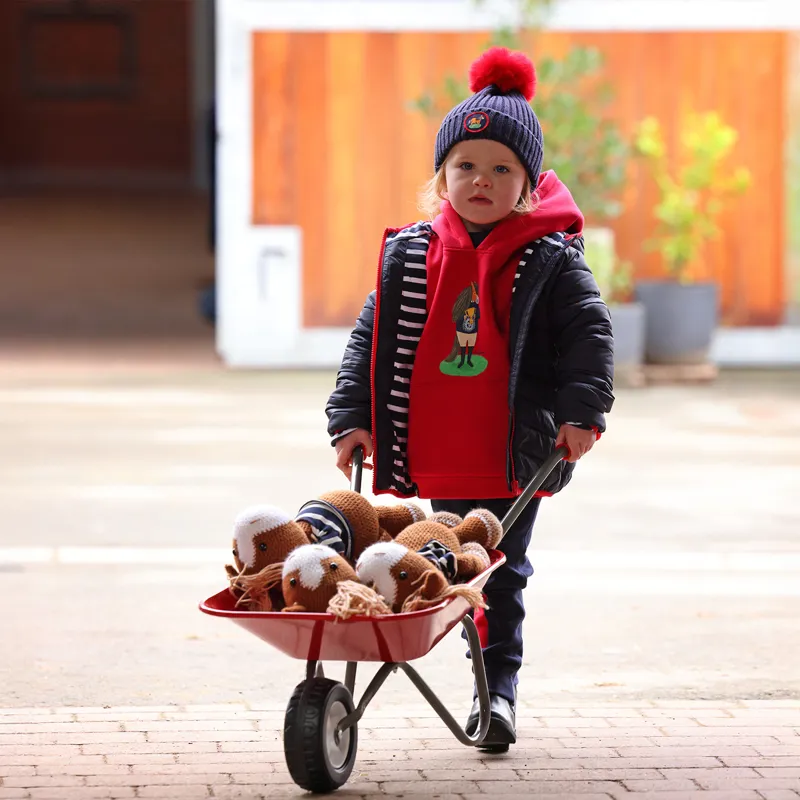 Winnie and Me Junior Bobble Hat - Navy-6