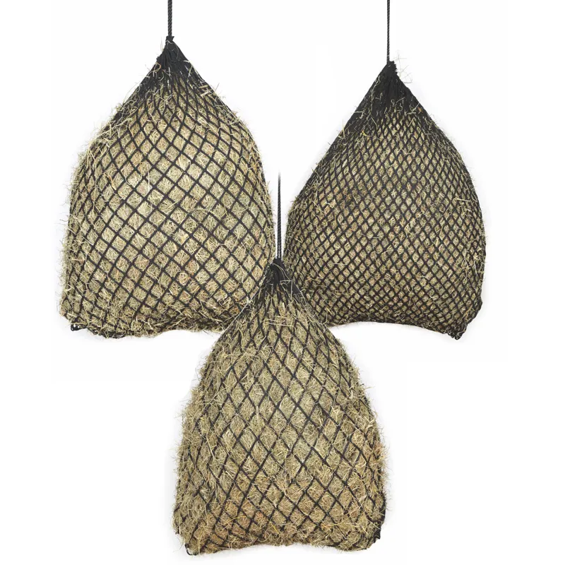 Shires Soft Mesh Haylage 40in Haynet - Black