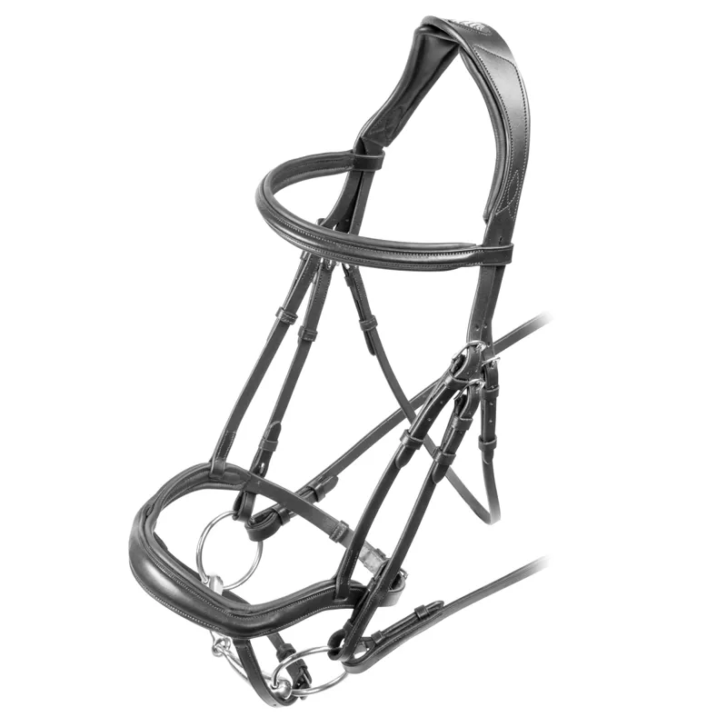 Velociti RAPIDA Ergonomic Flash Bridle with Reins - Black