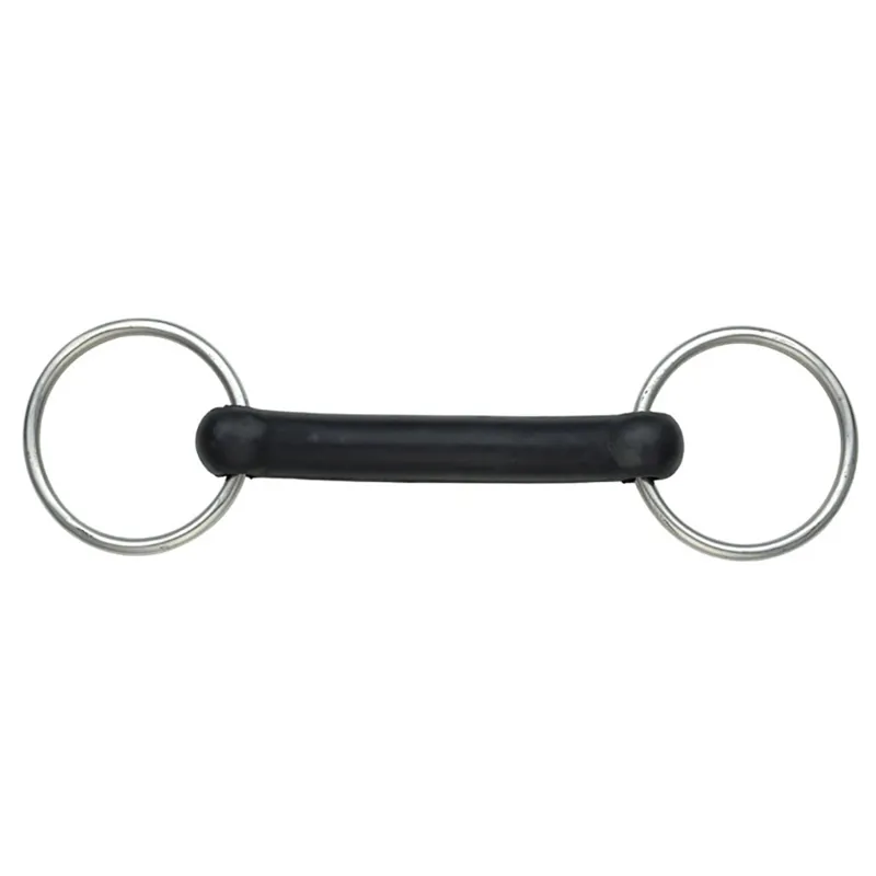 Shires Flexible Rubber Mouth Snaffle Bit