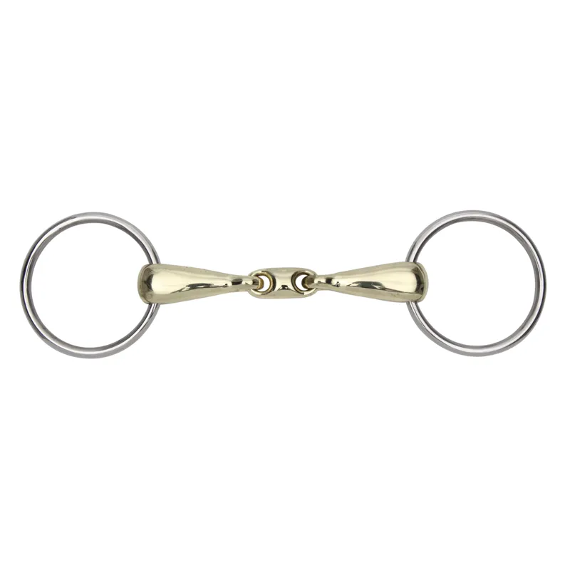 Shires Brass Alloy Loose Ring Training Bit - 14mm Thick