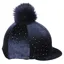 Shires Velvet Sparkle Hat Cover - Navy