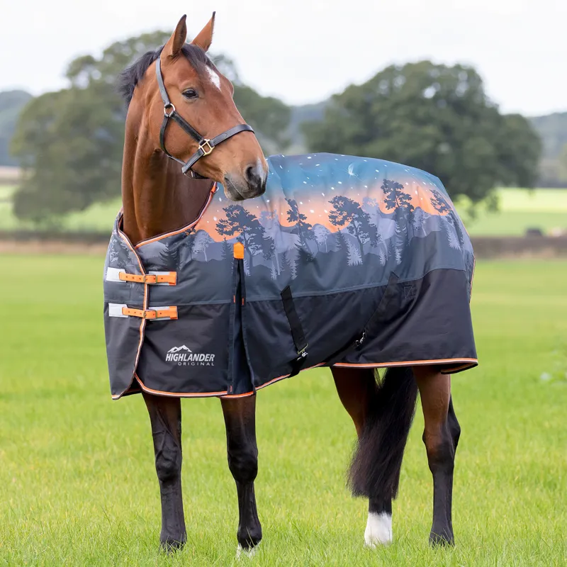 Shires Highlander Original 200g Standard Neck Turnout Rug - Winter Sun