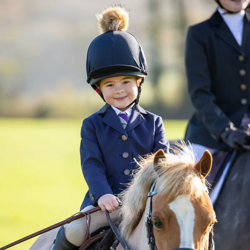 Shires Aston Junior Show Jacket - Navy-2