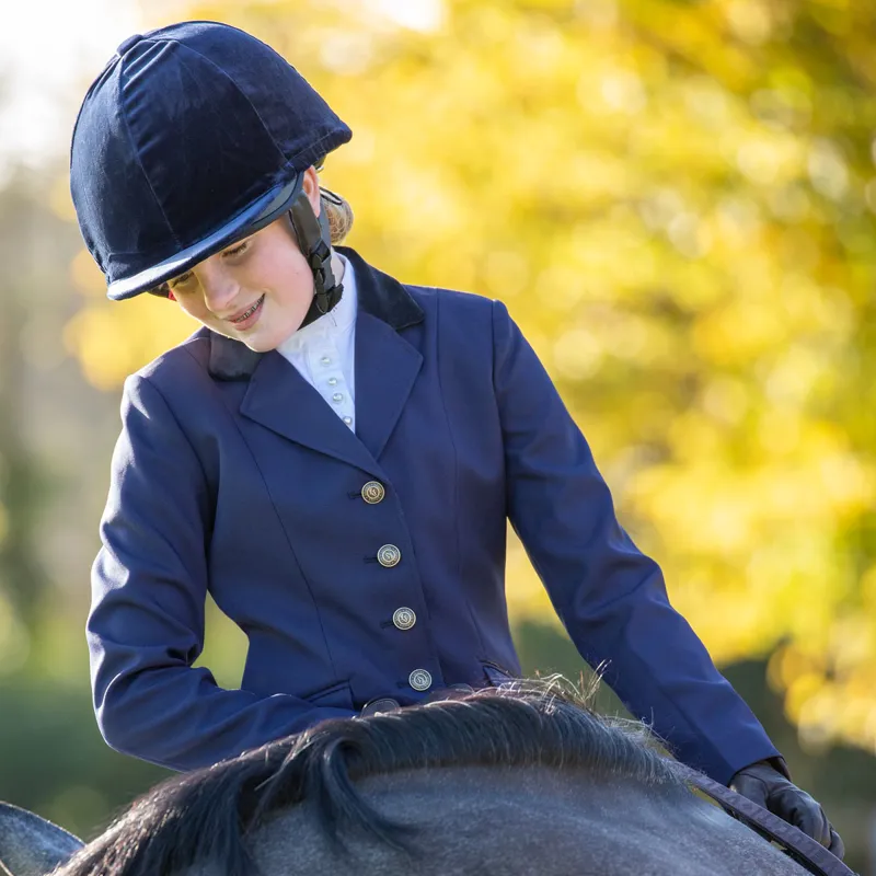 Shires Aston Junior Show Jacket - Navy-3