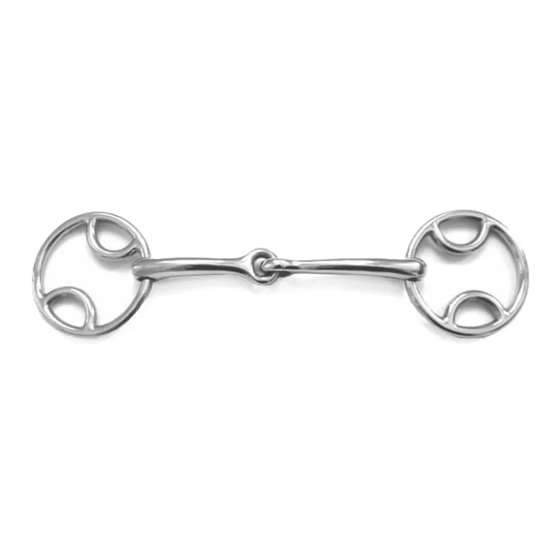 Shires Loop Ring Bevel Snaffle Single Jointed Bit