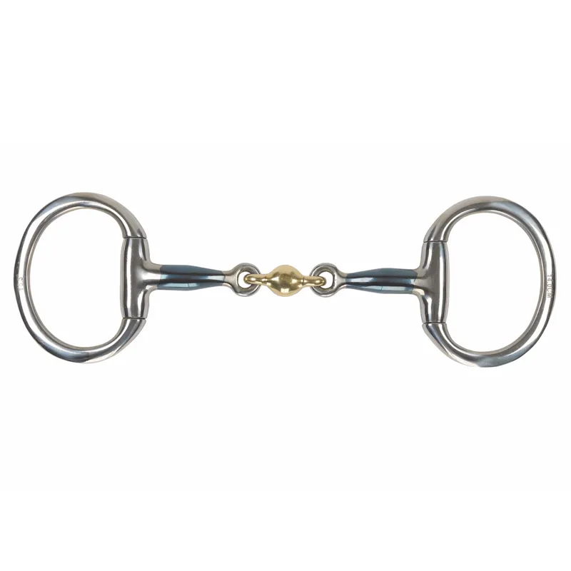 Shires Eggbutt Blue Sweet Iron Lozenge Bit