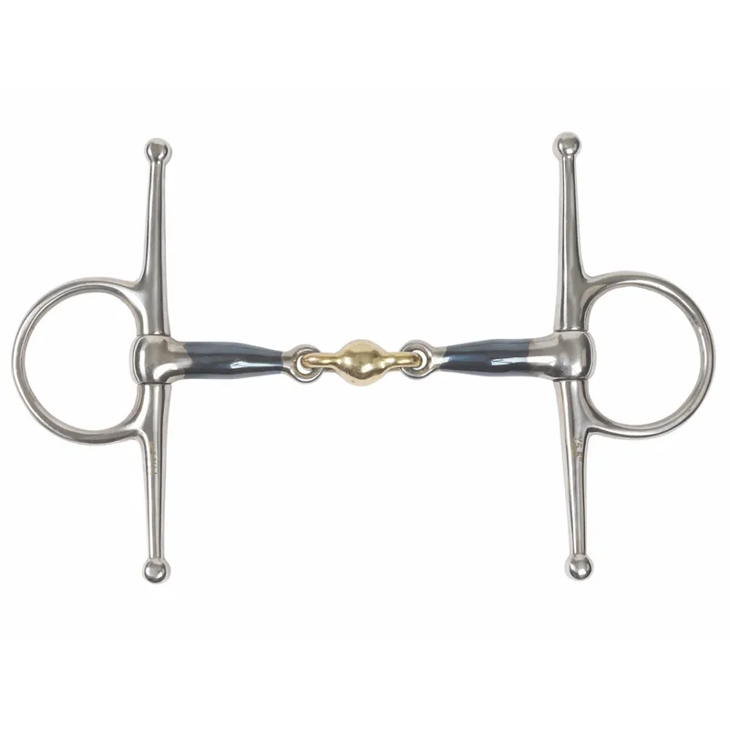 Shires Full Cheek Blue Sweet Iron Lozenge Bit