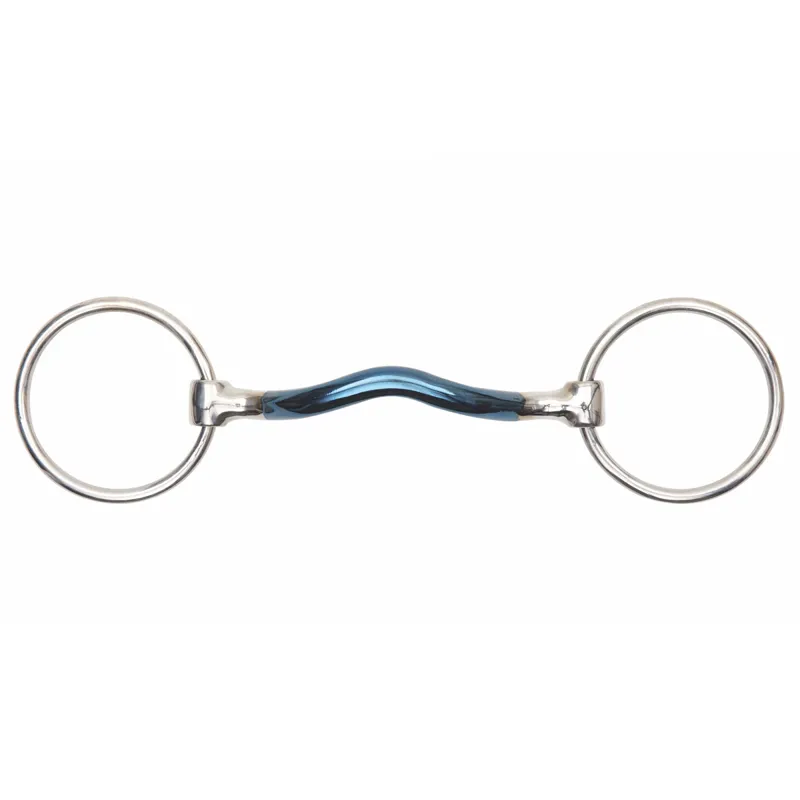 Shires Loose Ring Blue Sweet Iron Mullen Mouth Bit