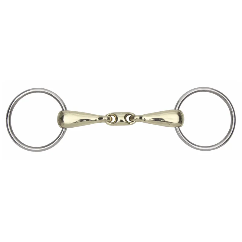 Shires Brass Alloy Loose Ring Training Bit - 18mm Thick