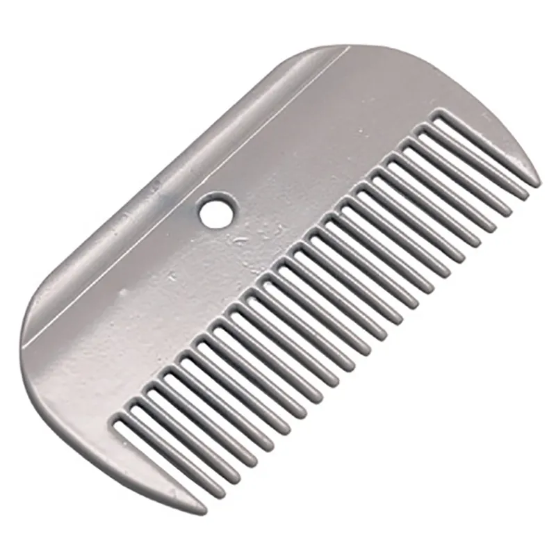 EZI-GROOM Large Aluminium Mane Comb - Silver