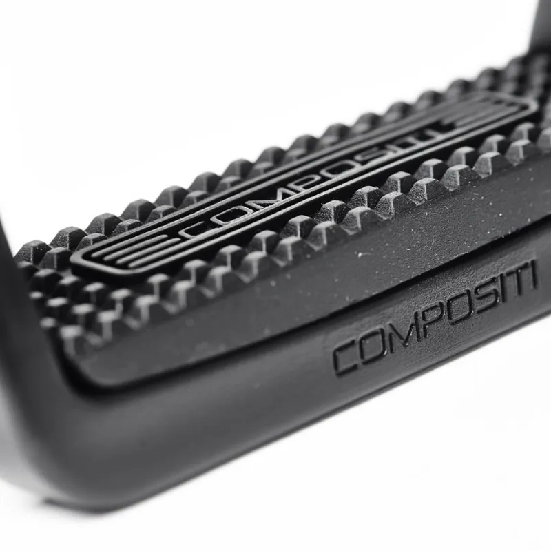 Compositi Premium Profile Adults Stirrups - Black-1