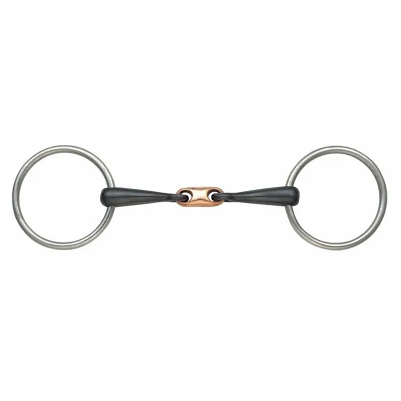Shires Copper Lozenge Sweet Iron Loose Ring Snaffle