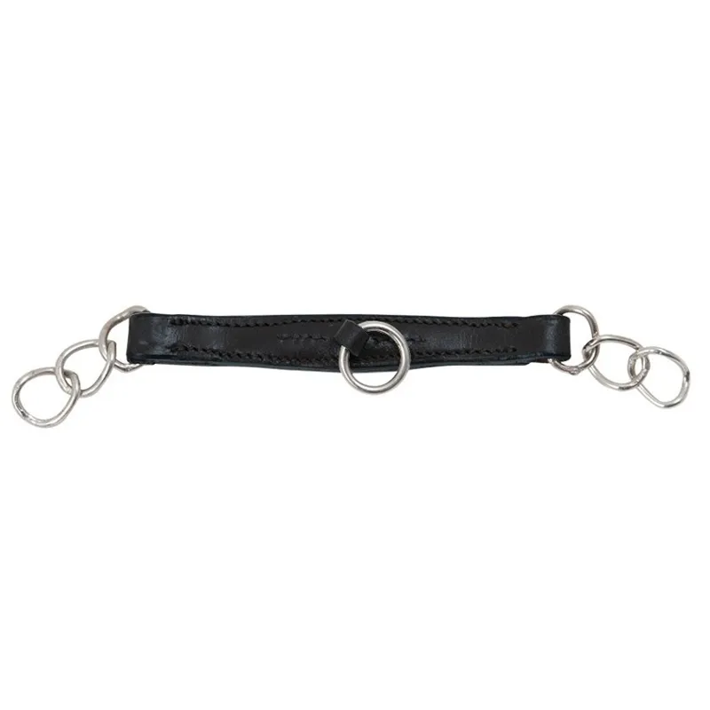 Velociti GARA Leather Curb Chain - Black