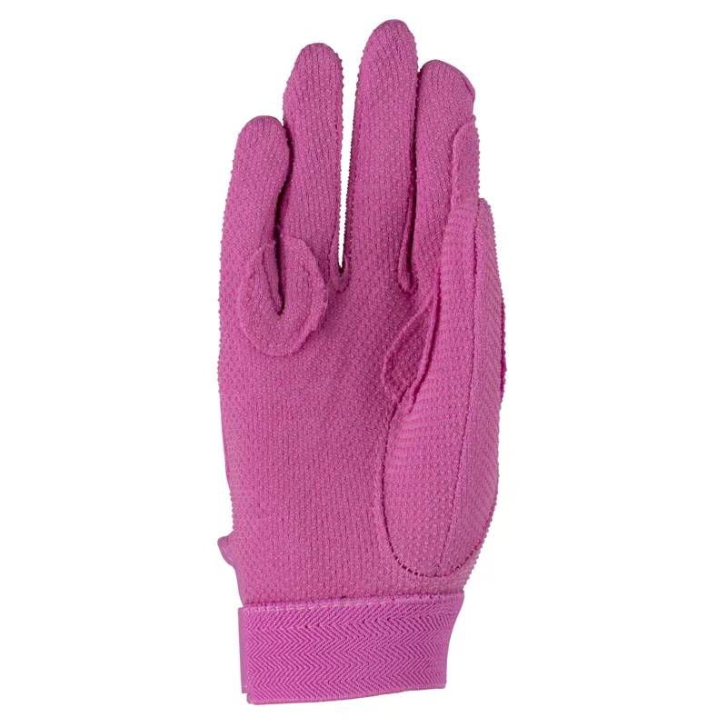 Shires Newbury Junior Riding Gloves - Pink