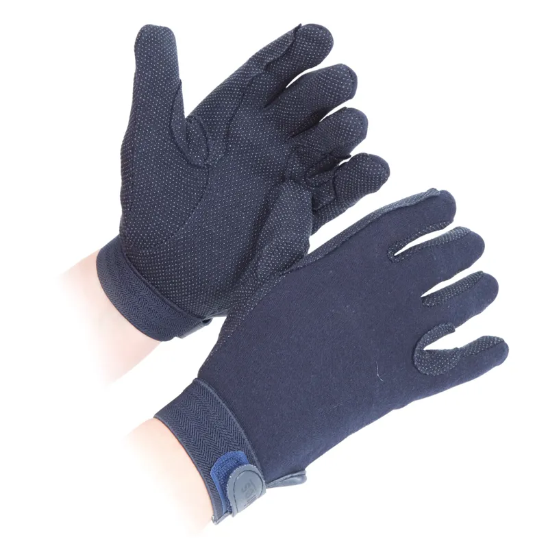 Shires Newbury Junior Riding Gloves - Navy