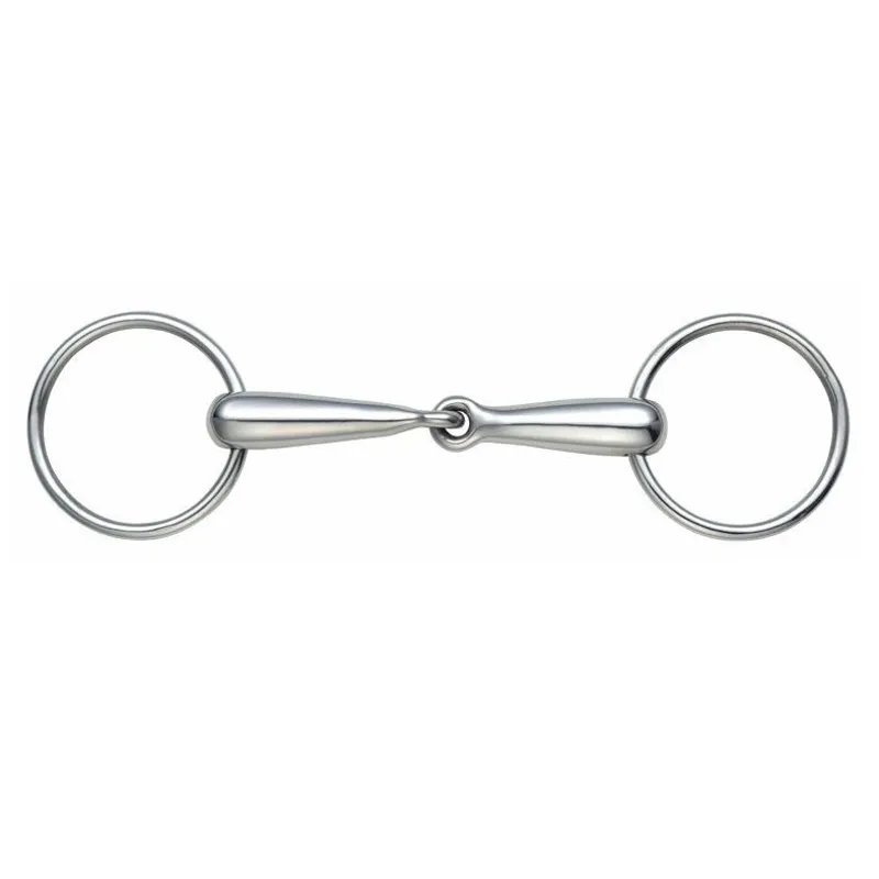 Shires Hollow Mouth Single Jointed Loose Ring Snaffle Bit
