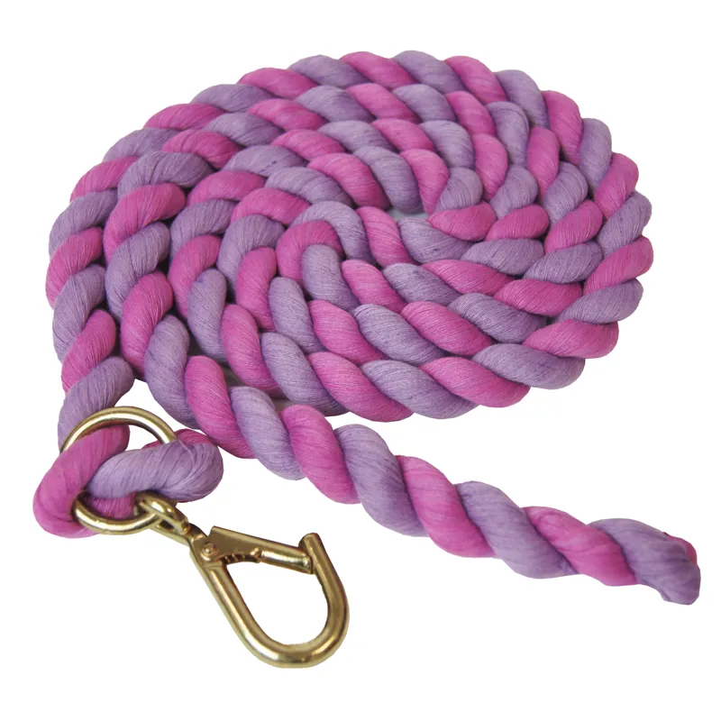 Shires Two-Tone Lead Rope - Pink/Lilac