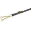 Velociti GARA Leather Lead Rein with Large Newmarket Chain - Black