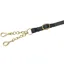 Shires Velociti Leather Lead Rein with Small Newmarket Chain - Black