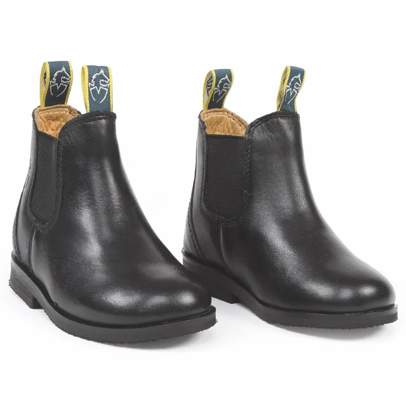 Moretta Fiora Junior Jodhpur Boots - Black-1