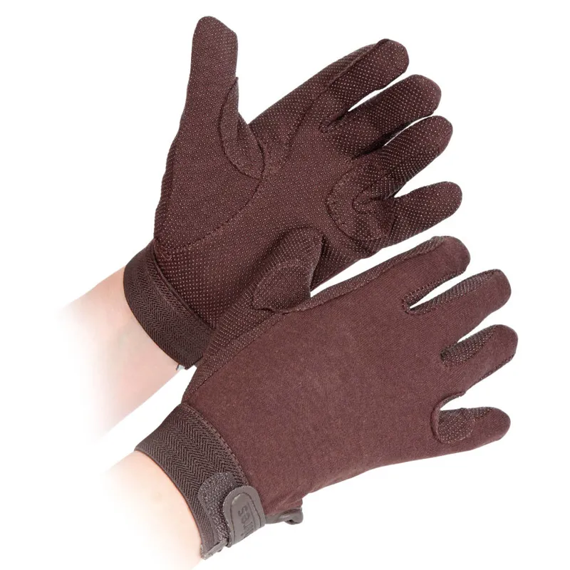 Aubrion Newbury Junior Riding Gloves - Brown